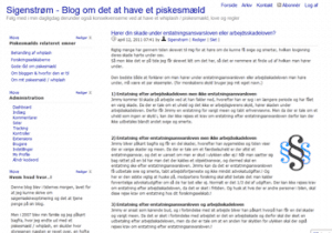Simple life blogengine theme blue